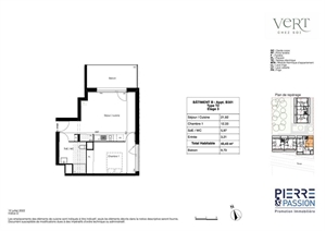 appartement à la location -   31400  TOULOUSE, surface 43 m2 location appartement - APR731756